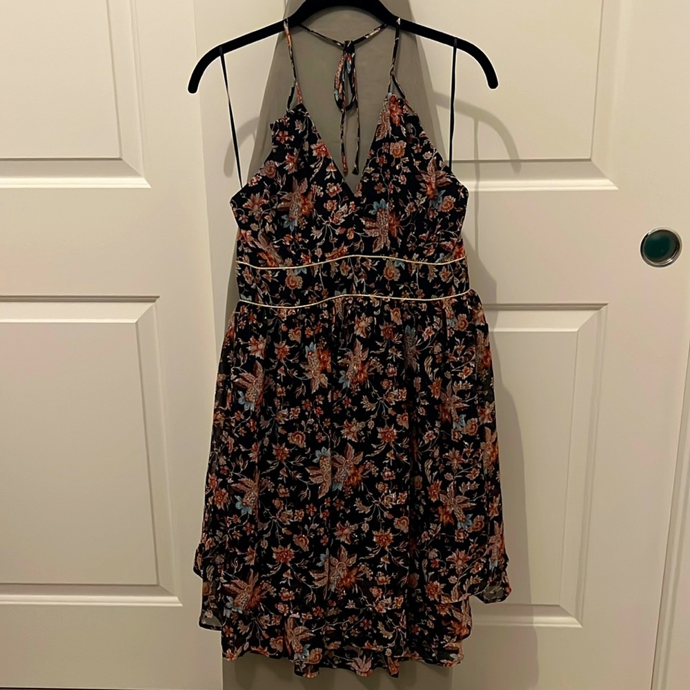 New Express halter style mini dress